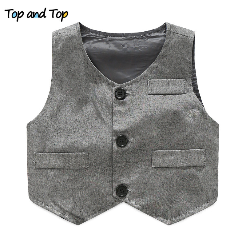 Newest Autumn baby boy clothing set Newborn Clothes Sets gentleman three pieces sets (Vest+t-shirt+pants) free shipping