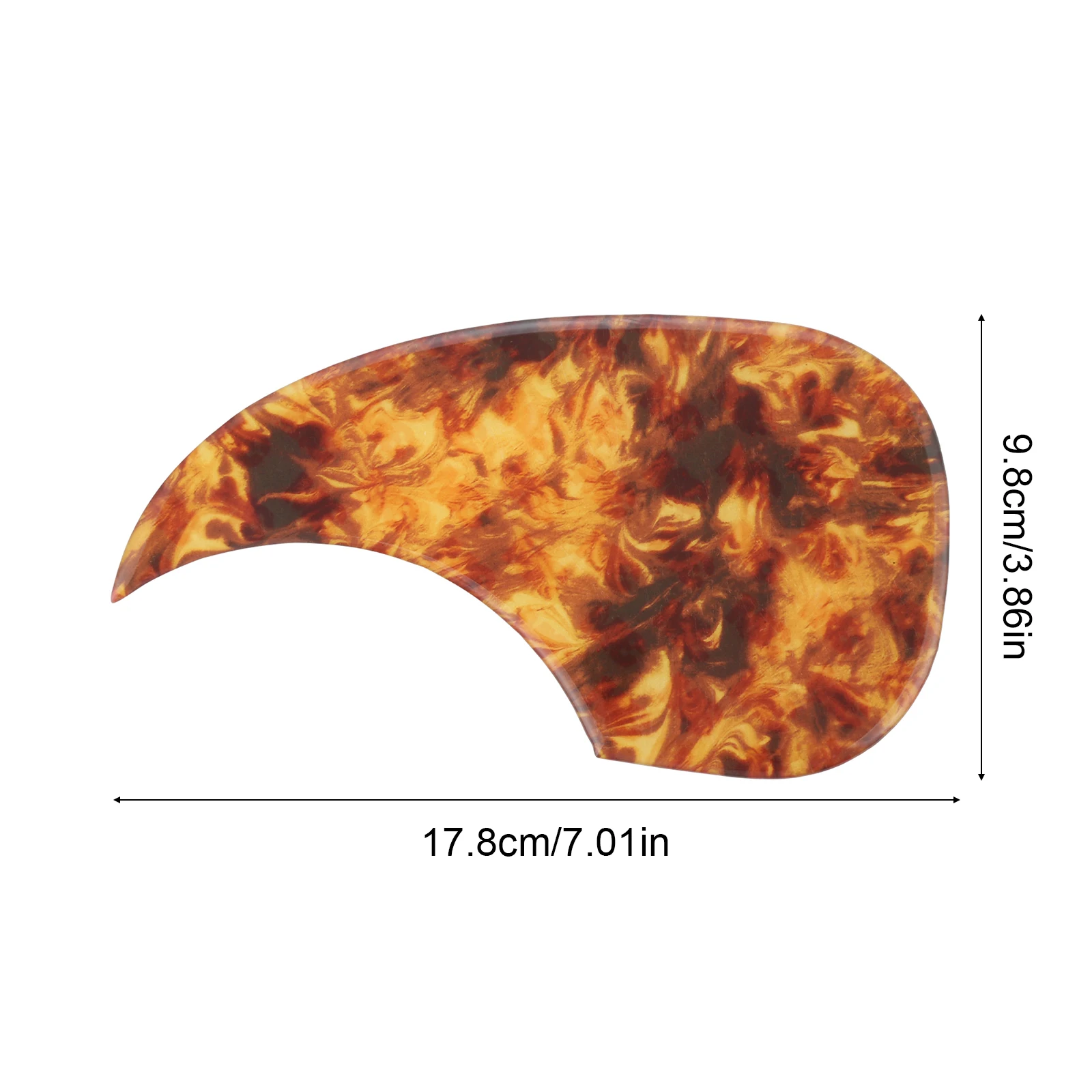 Plastic Professional Folk Acoustic Guitar Pickguard Top Quality Selfadhesive Pick Guard Sticker for 38-41inch Guitar Accessories