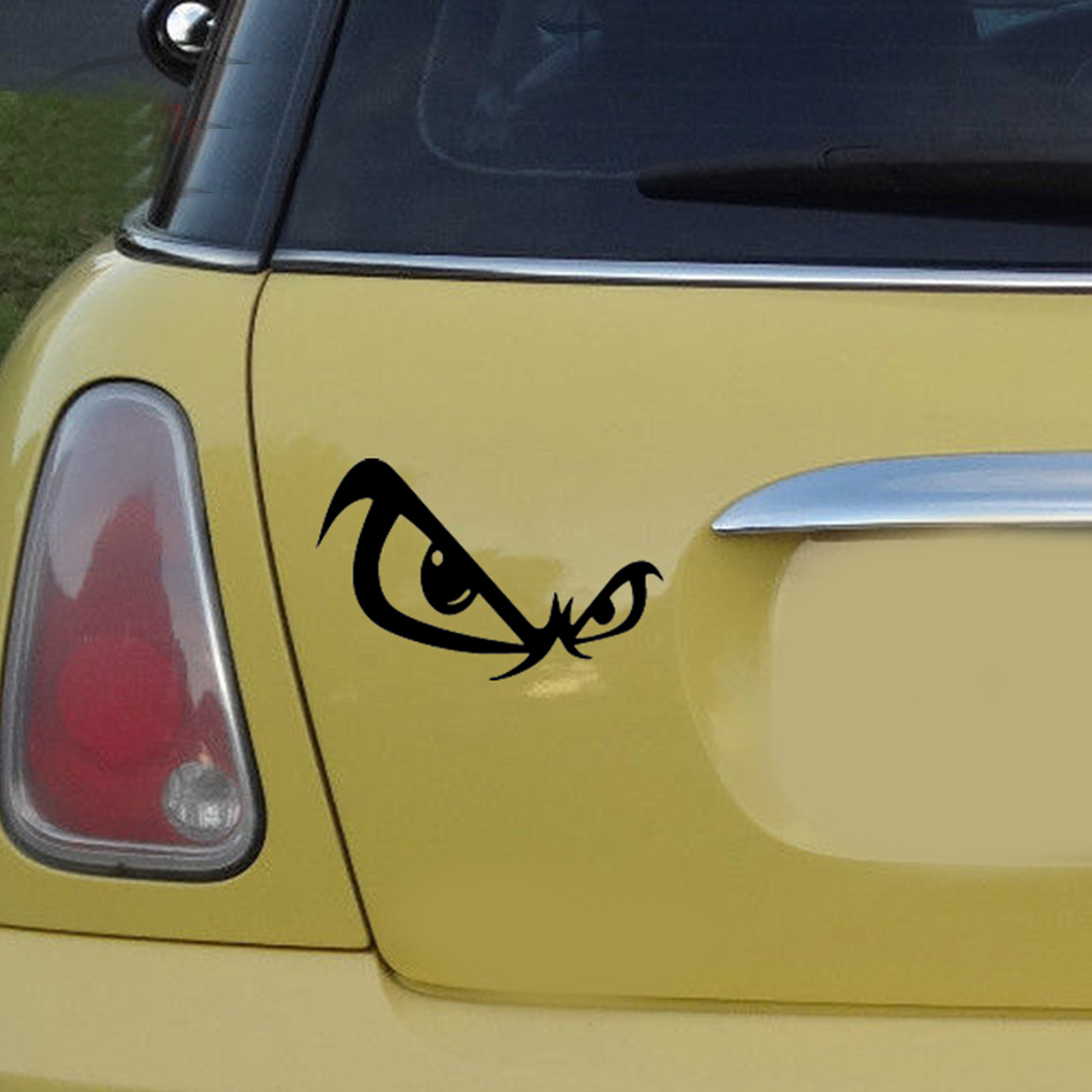 17*10.5cm No Fear car sticker skate bmx snowboard surf scooter bad boy eyes Vinyl Decals Window Stickers Accessories Car Styling