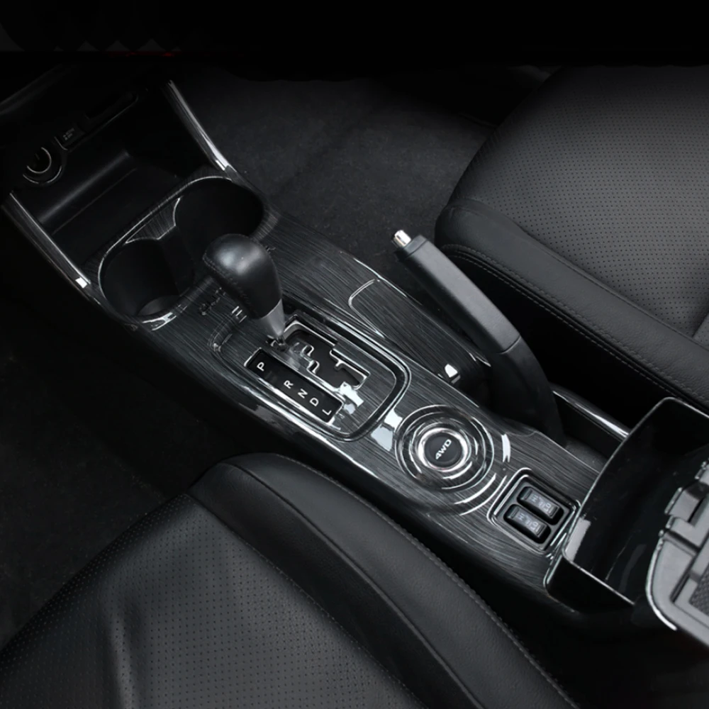 CarManGo Car Accessories for Mitsubishi Outlander 2015-2021 Gear Shift Panel Cup Holder Pad Frame Trim Sticker Cover Decoration