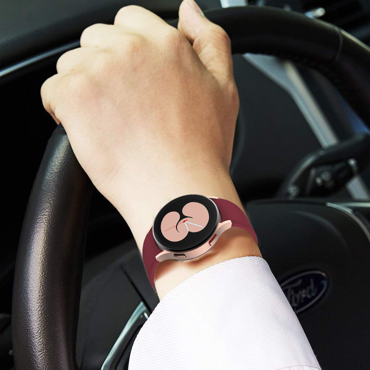 No Gaps Strap For Samsung Galaxy Watch 5/6/pro/4/3 44mm 40mm classic 46mm 42mm active 2 41mm Silicone Sport Bracelet Watch4 band