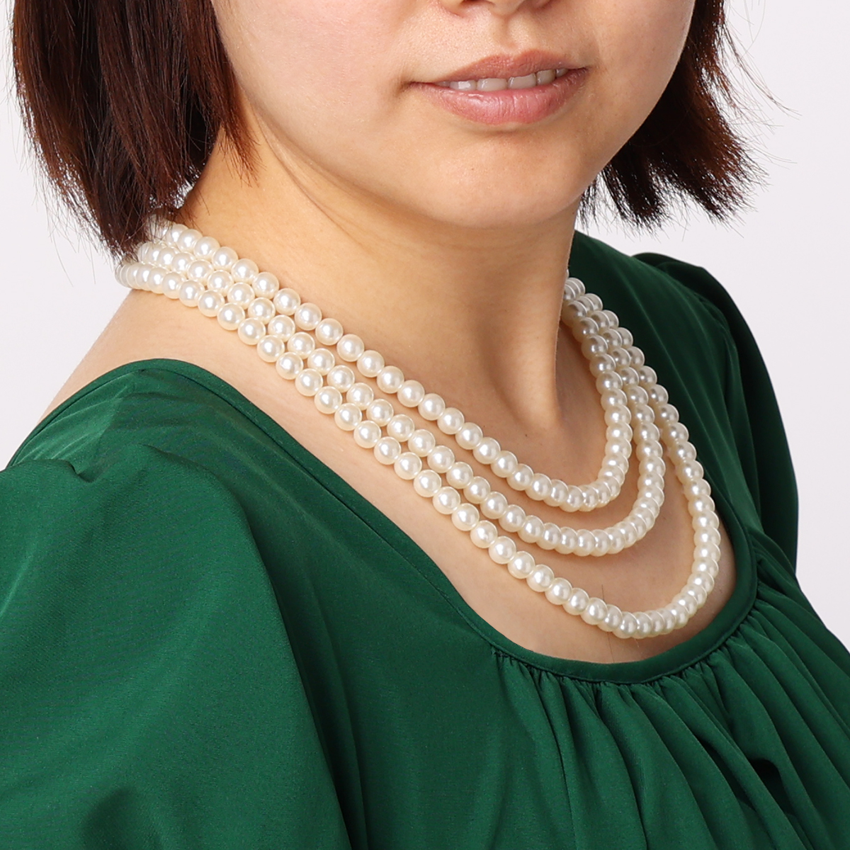 Vintage Queen Cosplay Necklace Fake Pearl Choker Medieval Renaissance Anne Boleyn Costume Accessories