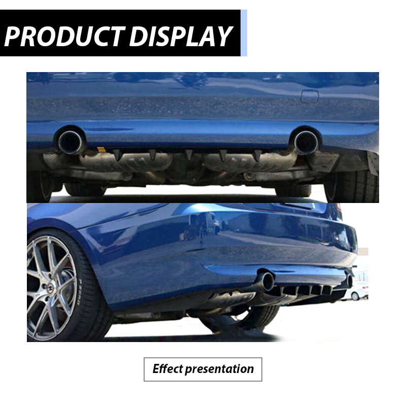 Auto Car Rear Bumper Chassis Shark Deflector Stickers For BMW E36 E46 E90 E39 E30 F30 F10 F20 X5 E53 E70 E87 E34 Accessories