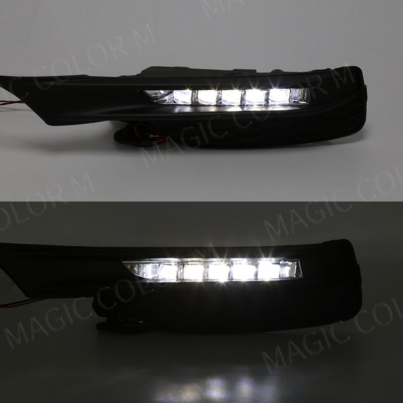 Fog Lamps For Honda Accord Sedan 2016 2017 2018 2019 2020 LED DRL Daytime Running Lights Headlight Wires Switch Waterproof 12v