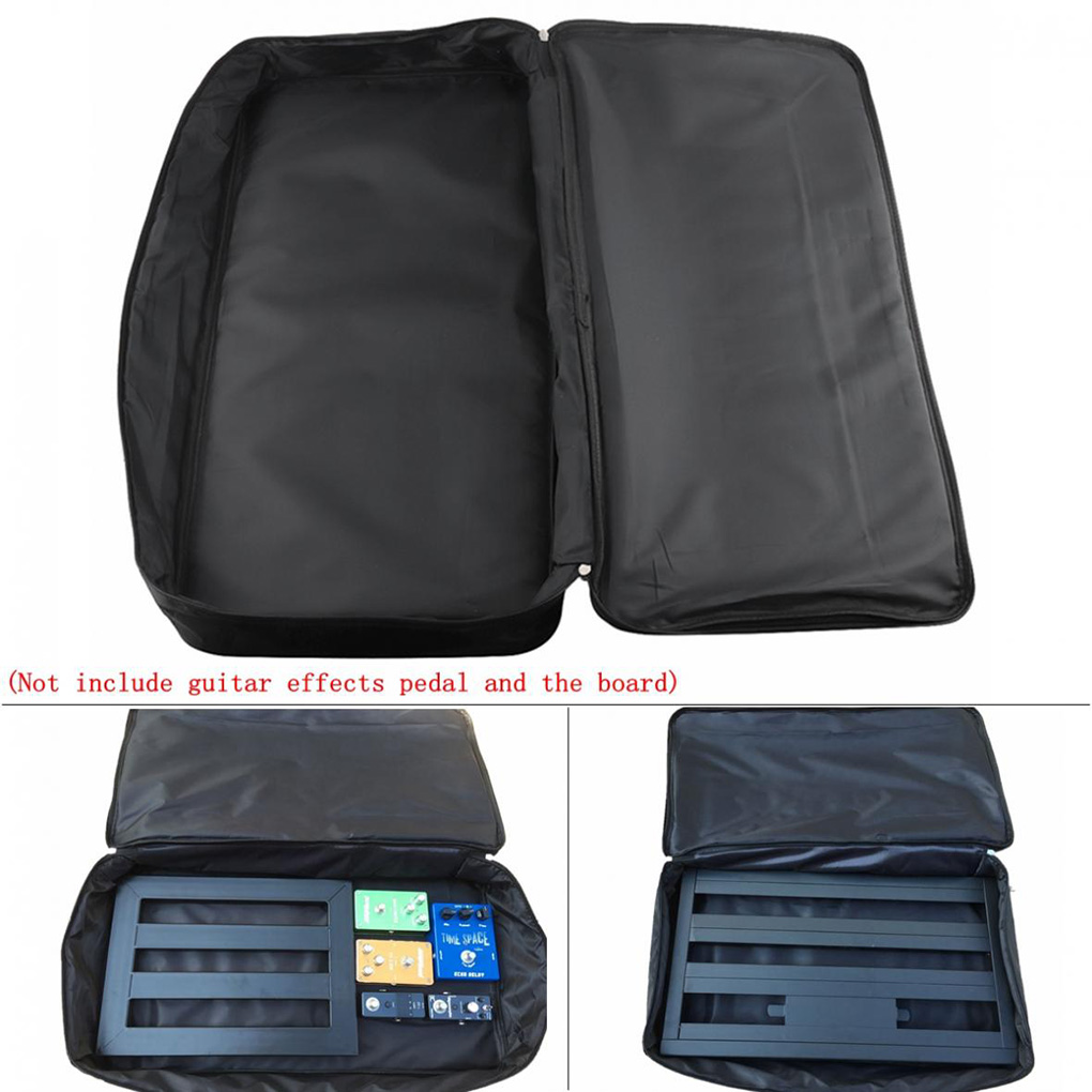Electric Guitar Effects Pedal Board Storage Bag Carry Case Effect Pedalboard Zipper Pouch Electric Guitar Single Effect Board