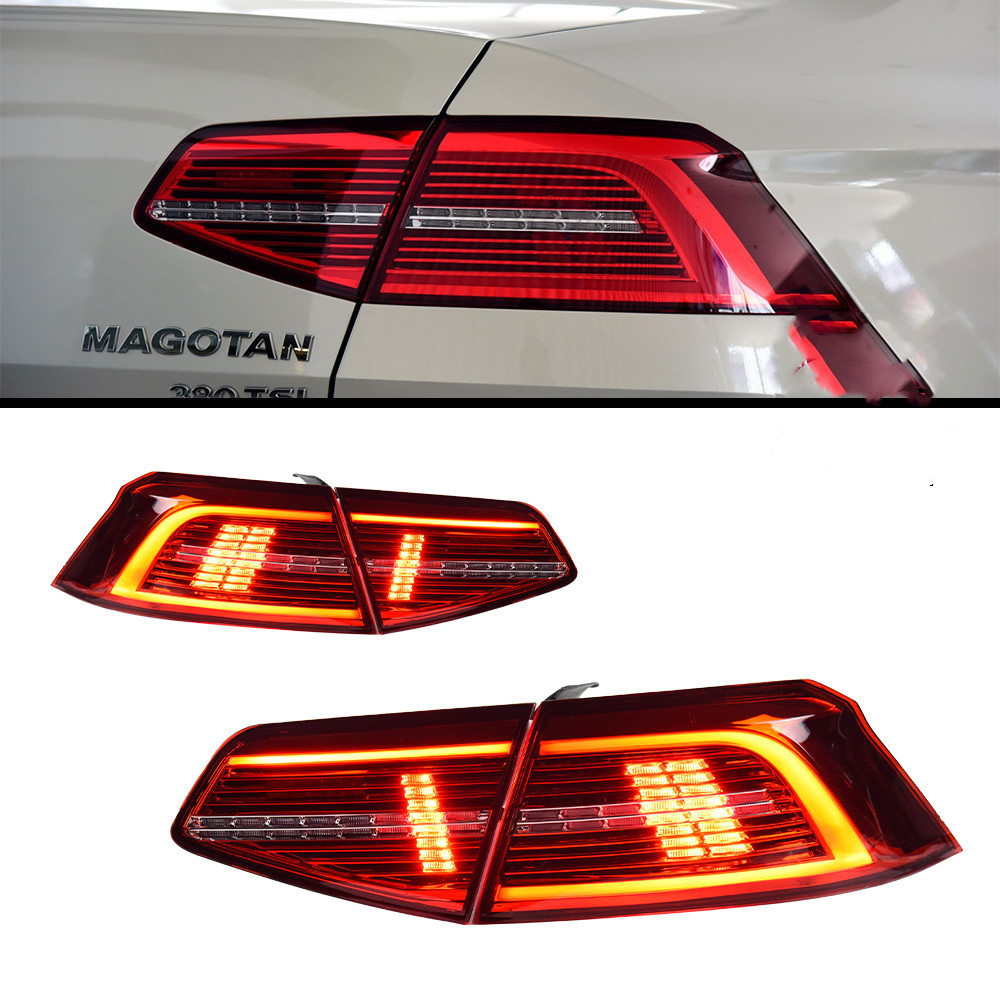 Car Taillights For Passat B8 20 16-20 19 Original Type With Sequential Turn Signal No Animation Brake Reverse Lamp