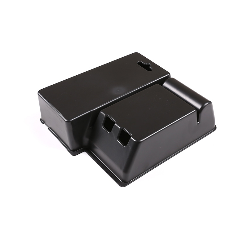 For Porsche Cayenne 2011-2020 Car Central Armrest Storage Box Glove Pallet ABS Black Auto Interior Stowing Tidying Accessories