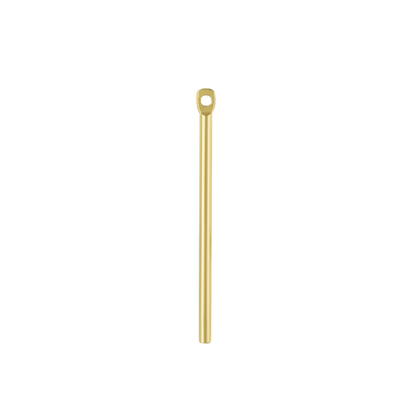 Sinya Au750 Jewelry DIY Accessories 18k Solid Gold Findings Components Earring Post Necklace Plugs Needle Pin For Design Making