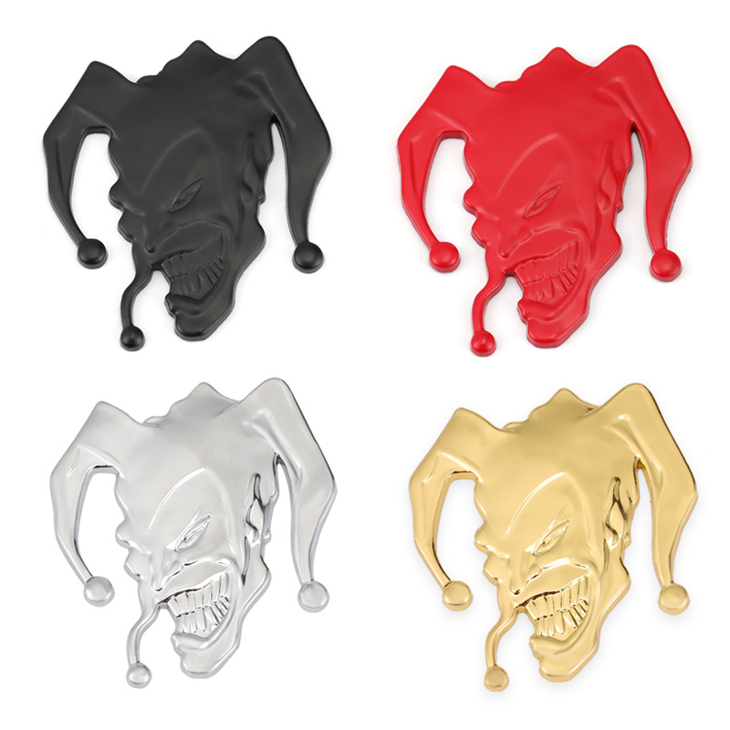 The Joker Clown Car Sticker Emblem Badge Decal for BMW Audi Ford Focus Honda Toyota Suzuki Skoda KIA Nissan Mercedes Lexus Volvo