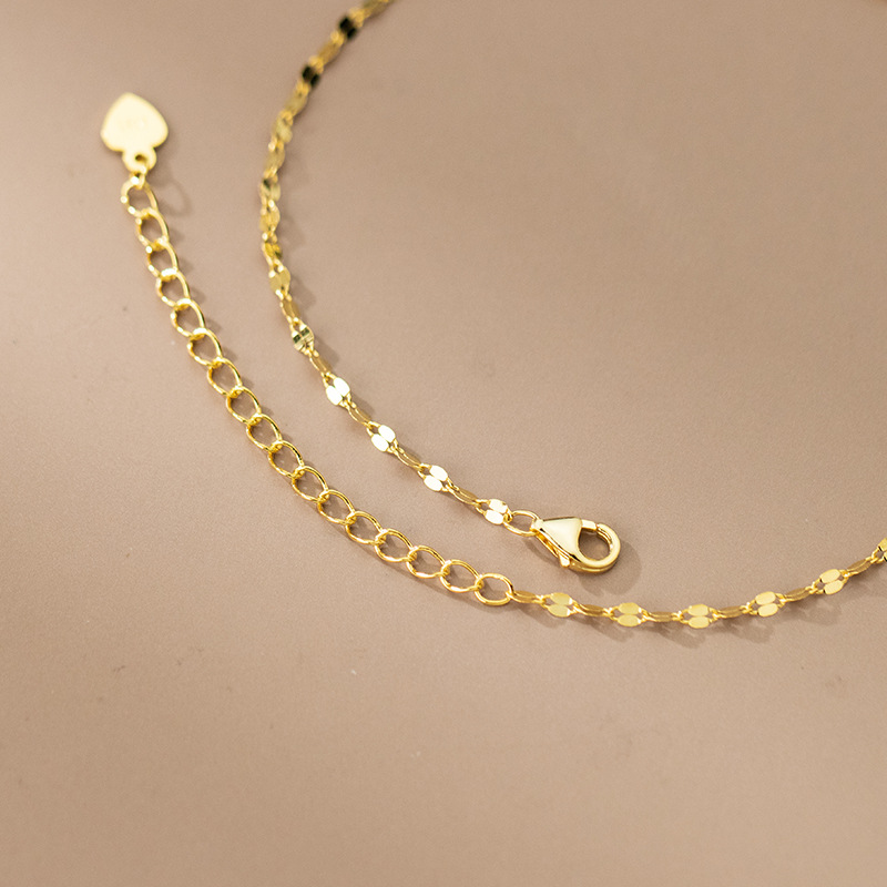 KAMIRA Real 925 Sterling Silver Punk Elagant Disc Double Bell Anklet for Women Wedding Classic Romantic Couples Fine Jewelry New