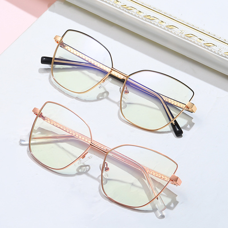 RBENN BRAND DESIGNER 2020 New Anti Blue Light Computer Reading Glasses Women Big Frame Cat Eye Presbyopia Eyeglasses +0.75 1.75