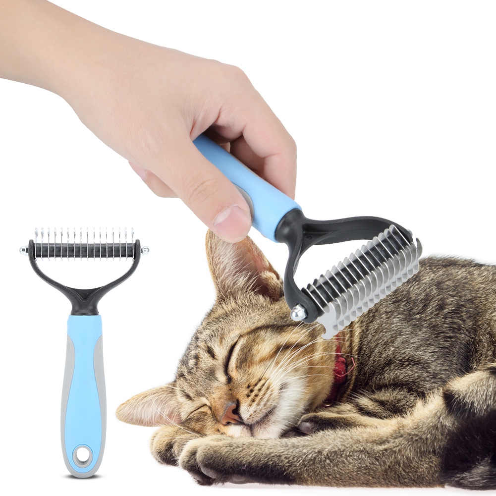 Fur Hair Knot Cutter for Pet, Rake Removal Comb, Grooming Tool, Dog and Cat