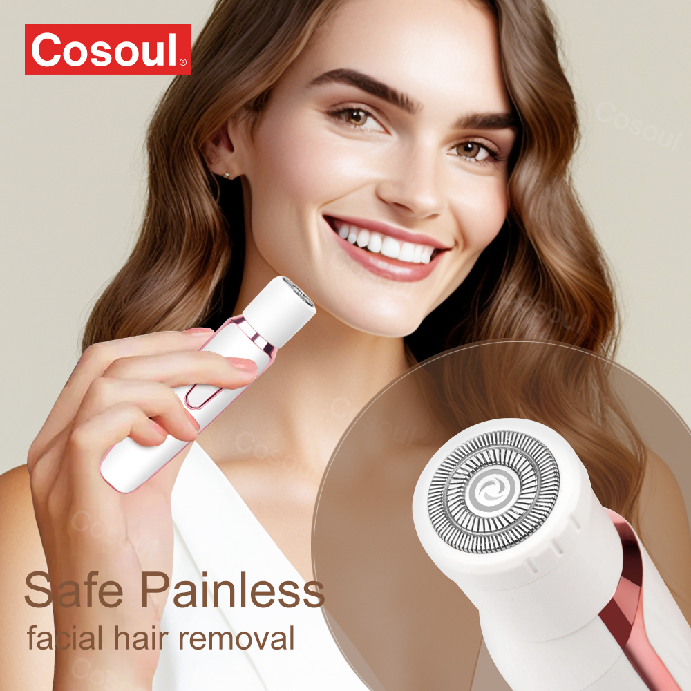 4 in 1 Electric Razor Women Lady Shaver Body Hair Trimmer for Armpit Bikini Arm Leg Face Mustache Portable Painless F624-35