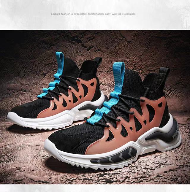 Ddmyoutdoor S New Mesh Tide Sneakers Comfortable Soft Bottom Men Student Orange Outdoor Shoes Neakers Oft Tudent Hoes