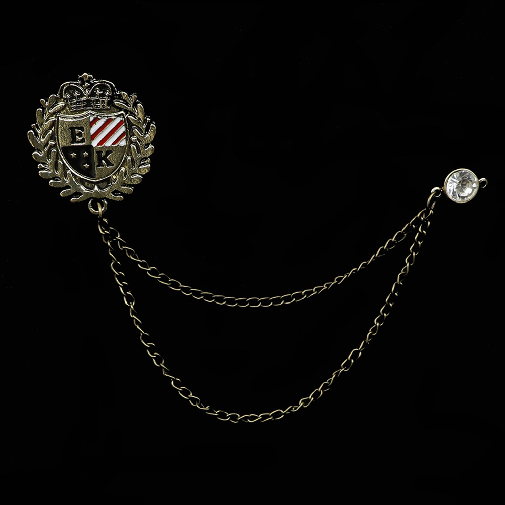 Man Chain Lapel Pin Suit Shirt Collar Tassel Star Glasses Wing Brooch Badge Retro Pins Wedding Party Dance Neckware Accessories