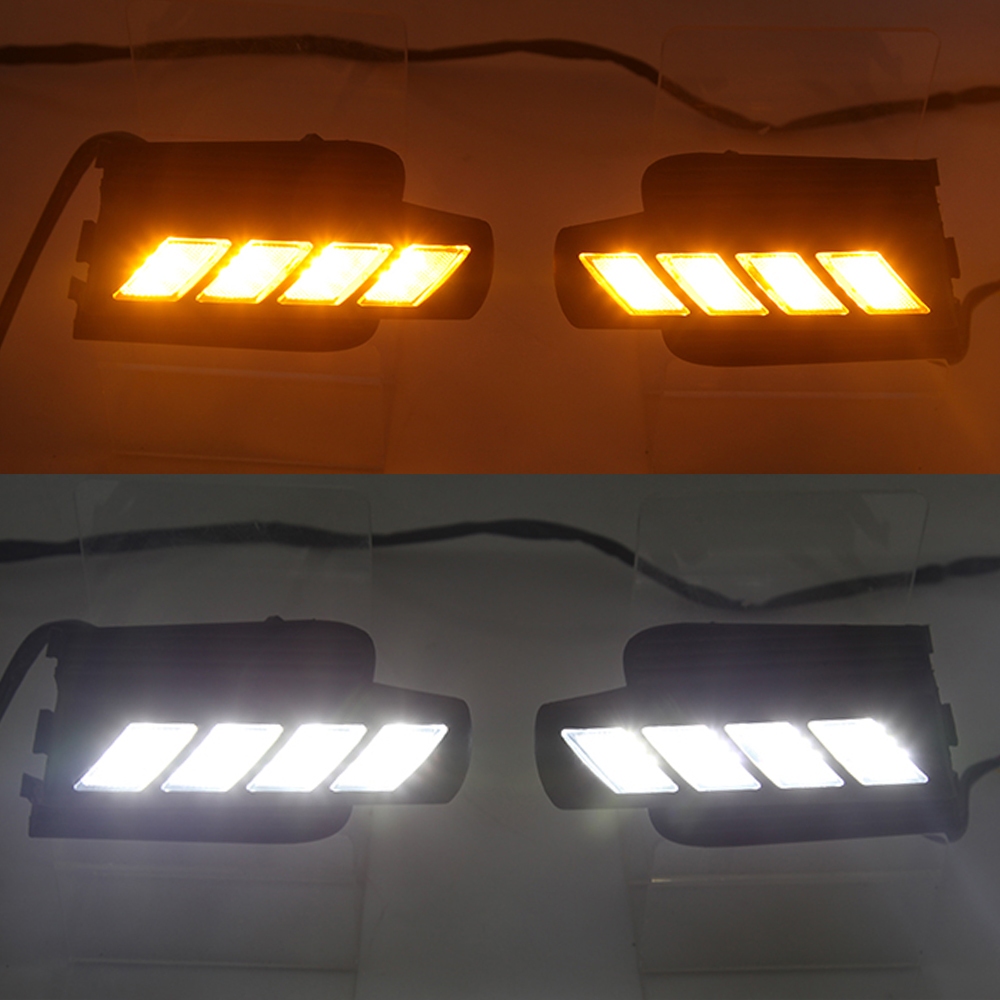 For Toyota Prado Land cruiser LC120 FJ120 2003 2004 2005 2006 2007 2008 2009 DRL LED Daytime Running Light Turn Signal Fog lamp