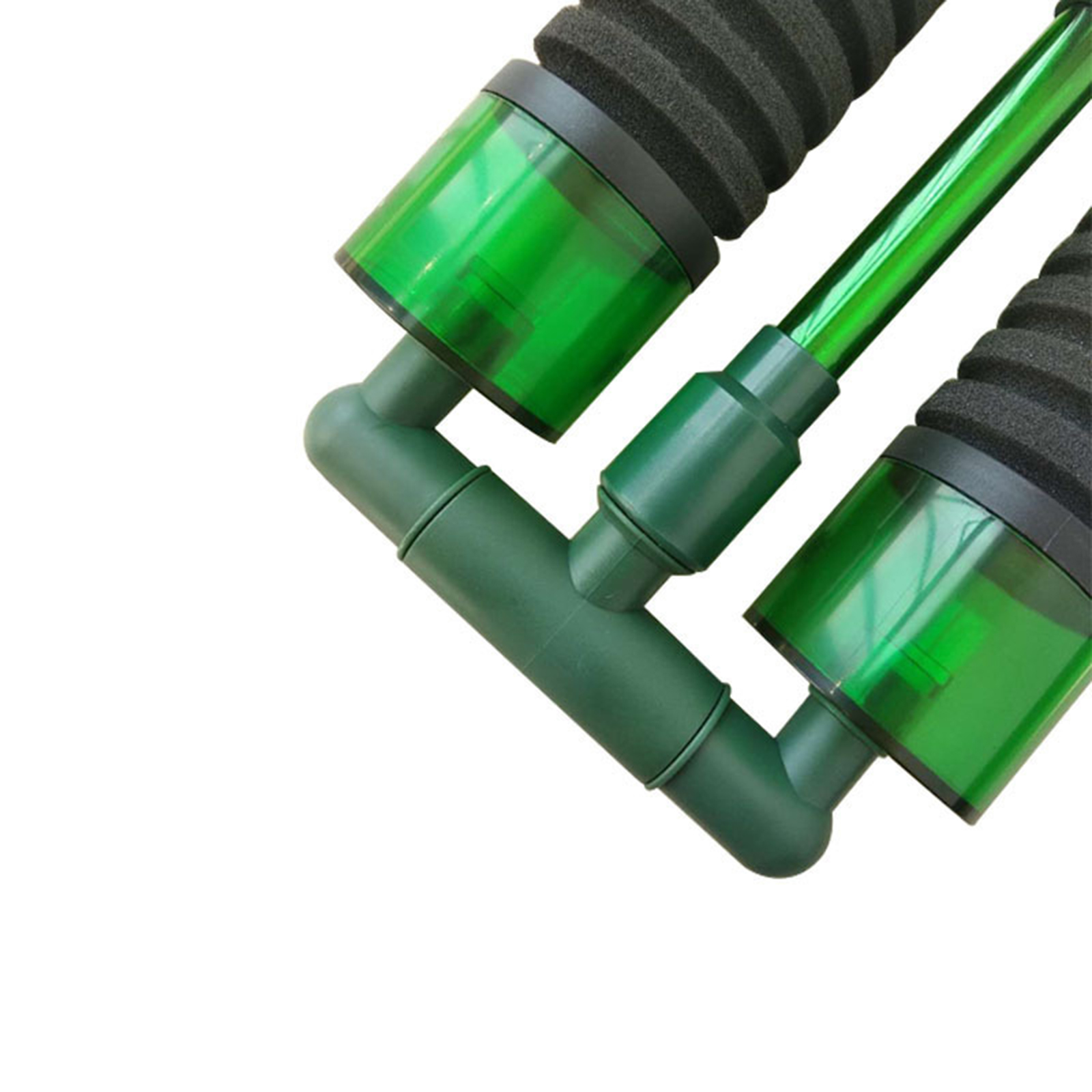 Double Head Biochemical Sponge Filter No Noise Fish Tank Bio-sponge Fiters Absorbs Dirt Aquarium Oxygen Filtration Pump