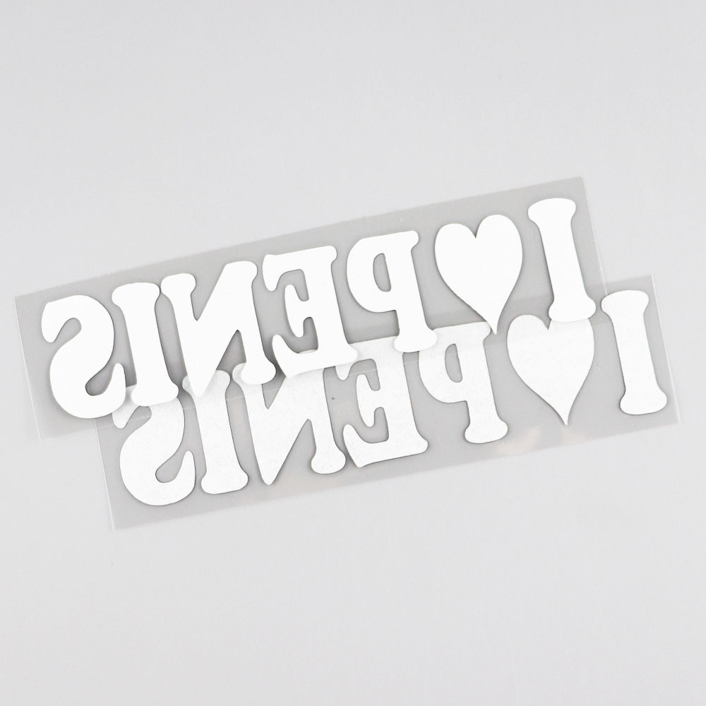 YJZT "I LOVE PENIS" Gay Pride Prank Funny Gag Gift Vinyl Decal Window Car Stickers Car-styling