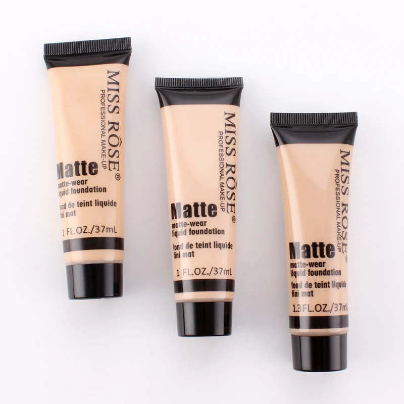 Matte Liquid Foundation Concealer BB Cream Silky Long-wearing Face Con Brighten Skin Tone Makeup Waterproof 240621