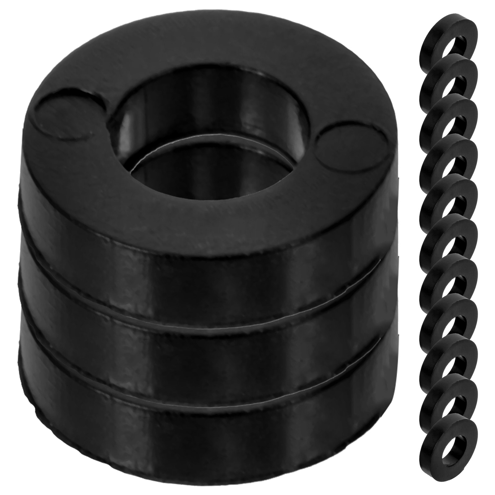 100pcs Drum Set Washers Tension Rod Washers Pads Plastic Drum Washers Instrument Accessories