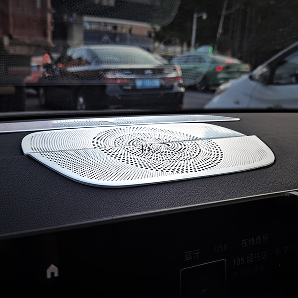 For Mercedes Benz A B CLA GLB GLA Class W177 W247 C118 X247 H247 2020 2021+ Car Door Dashboard Trunk Audio Speaker Cover Trim