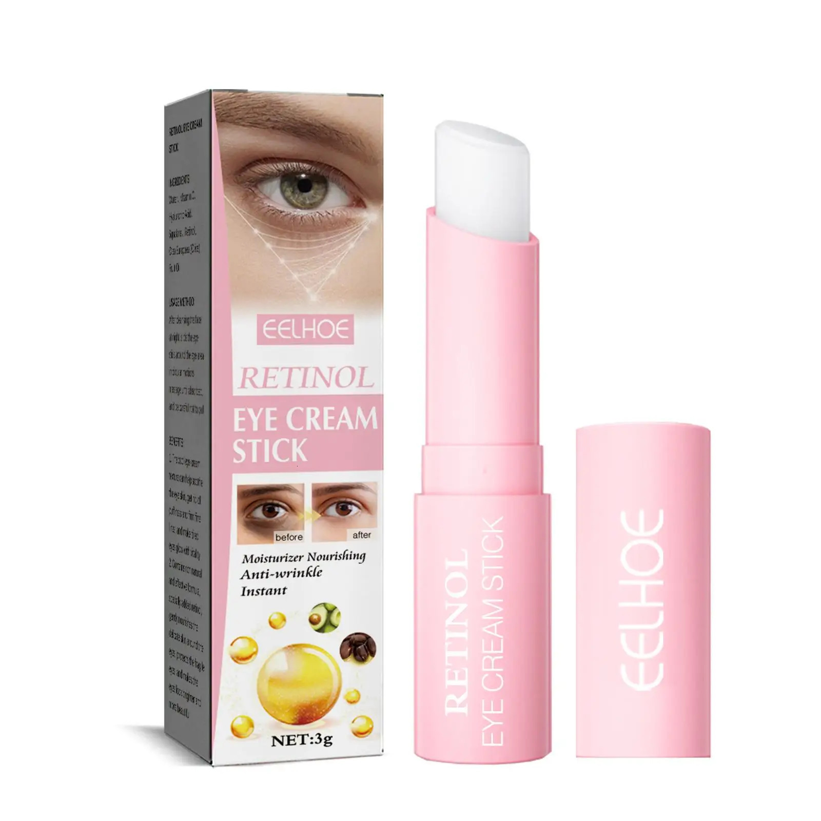 Women Reing Rosehip Eye Balm For Face Balm Stick Deep Hydration r Eye 240624