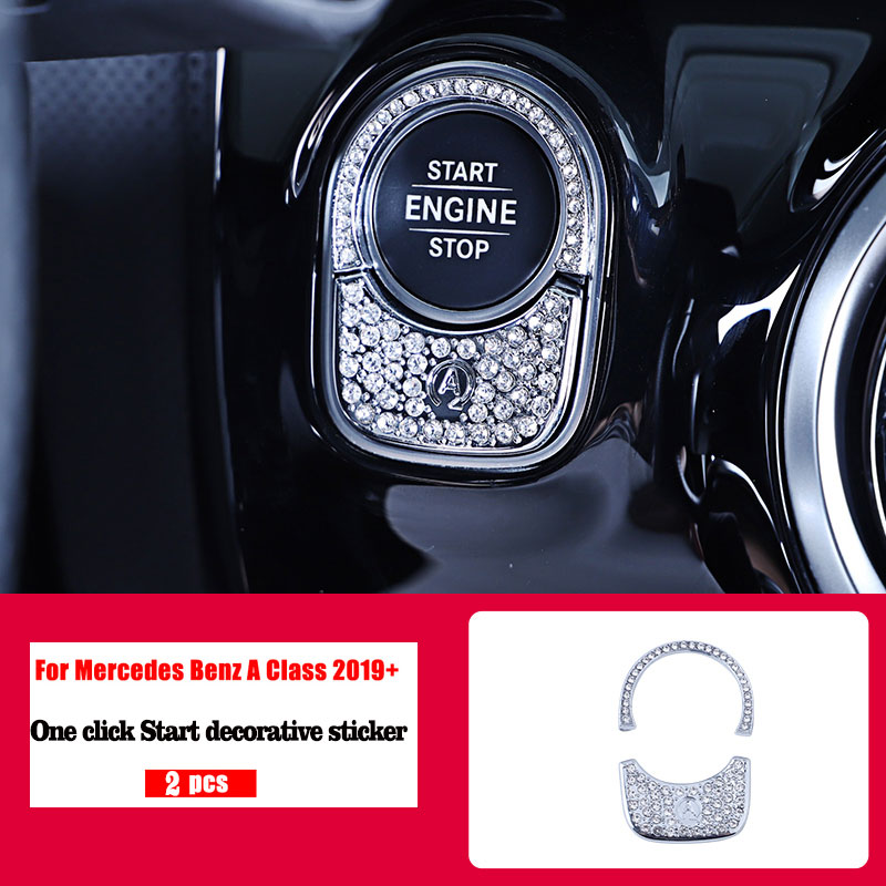 For Mercedes Benz A Class W177 2018 2019 2020 2021 A180 A200 A220 A250 A35 AMG Center Console Trim Diamond Cover Crystal Sticke