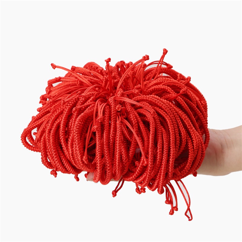 Red Rope Bracelet 1/10pcs Buddhist Bangles Adjustable Couple Handmade Knot Amulet Braided Rope Lucky Bracelets Jewelry Wholesale