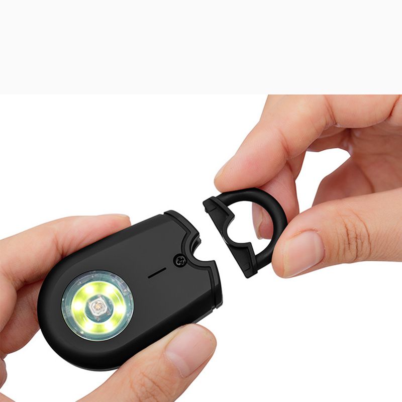130db Self Defense Siren Safety Alarm for Women Keychain with LED Light Personal Alarms Personal Security Keychain Alarm