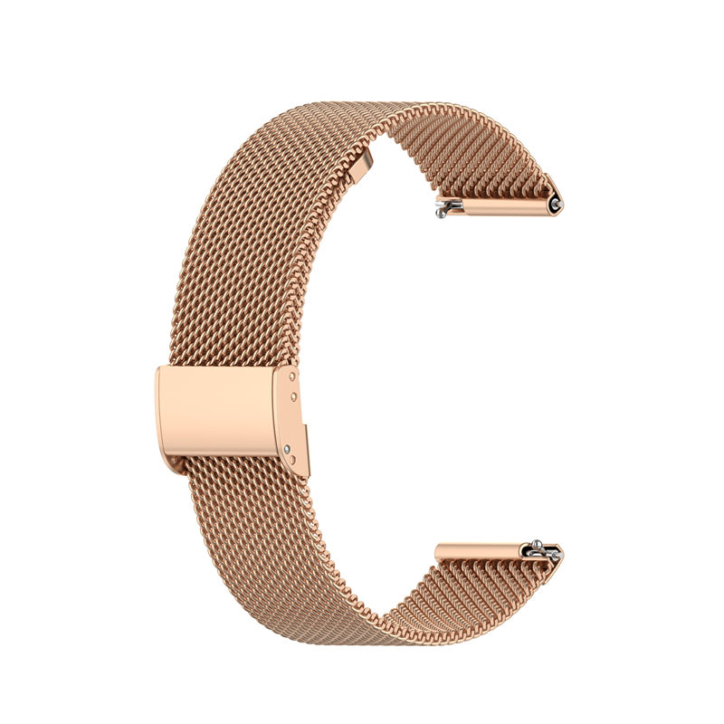Milanese Steel 18mm 20mm 22mm Watchstrap For Garmin Vivoactive 4 3 4S Watchband Metal Wristband For Garmin Venu 2 Strap Bracelet