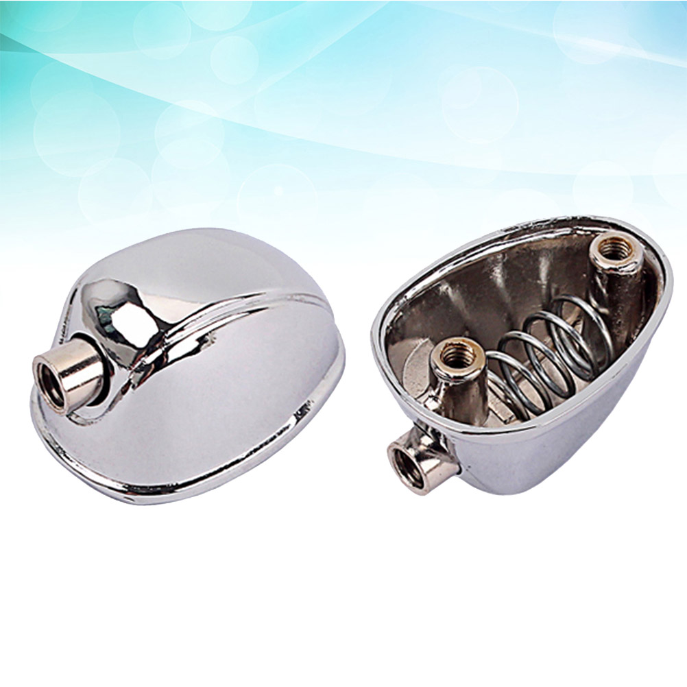 2Pcs Single-end Snare Drum Lug Ear Claw Hooks Connector Drum Set Parts Drum Set Accessories Silver