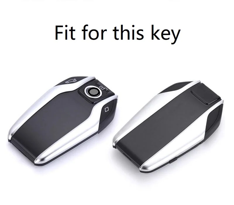 Genuine Leather Key Skin Car LED Display Key Cover Key Case for BMW 5 7 series G11 G12 G30 G31 G32 i8 I12 I15 G01 X3 G02 X4 G05
