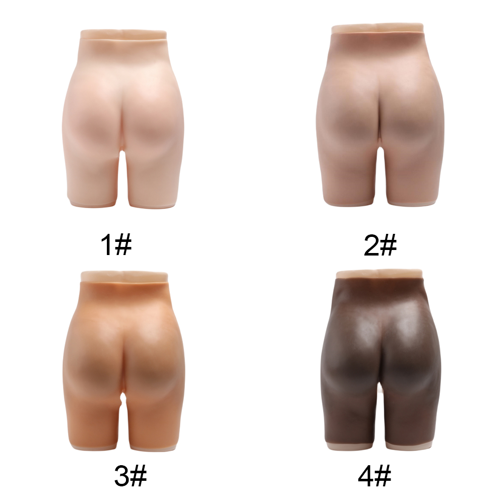 Opening Silicone Sexy Buttocks Silicone Hip Enhancement and Crotch Thickening Panties For Women Open Shift Pants Full Buttocks