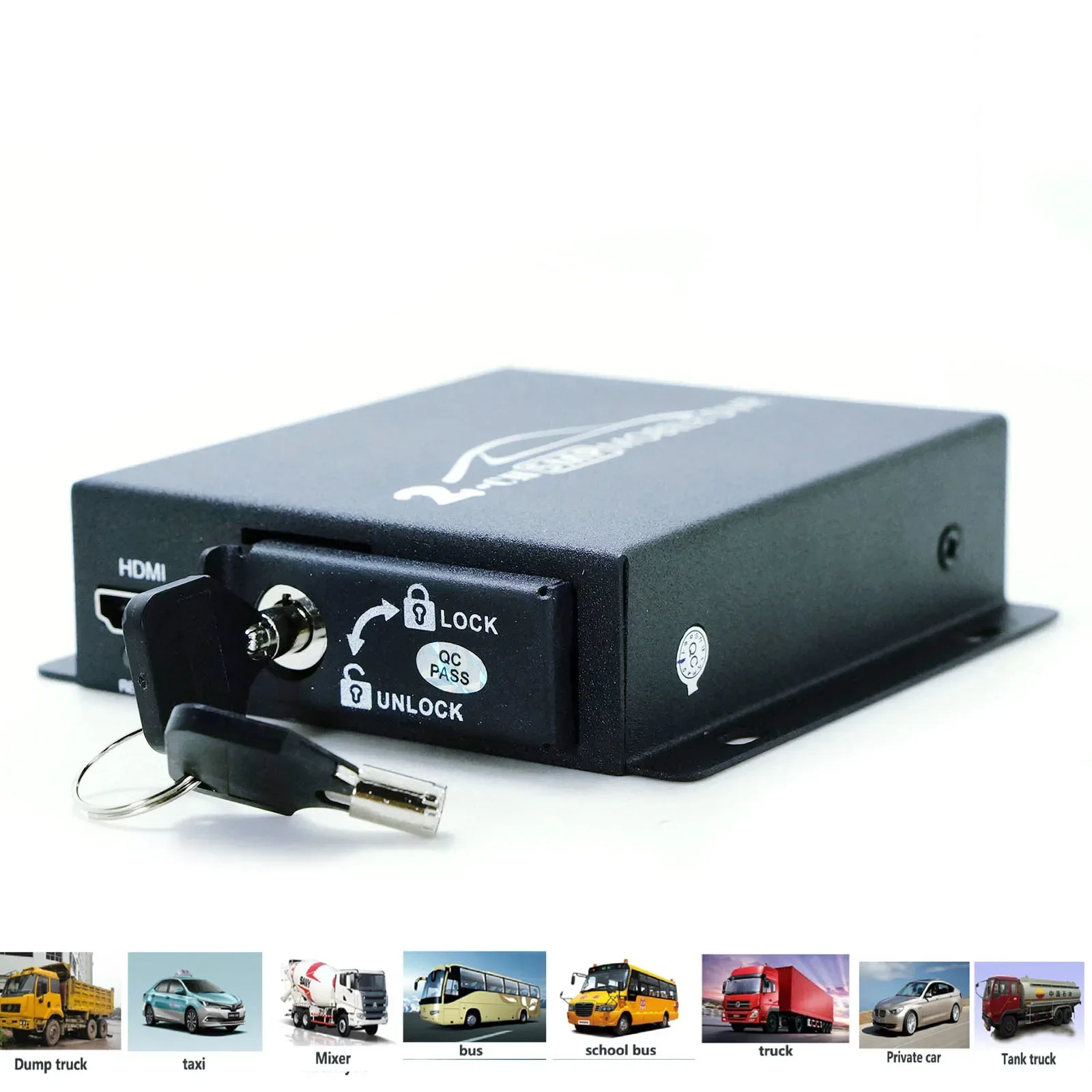 NEW factory direct batch DVR car truck vehicle video record mobile DVR 2CH MINI DVR HDMI CVBS AHD with remote control