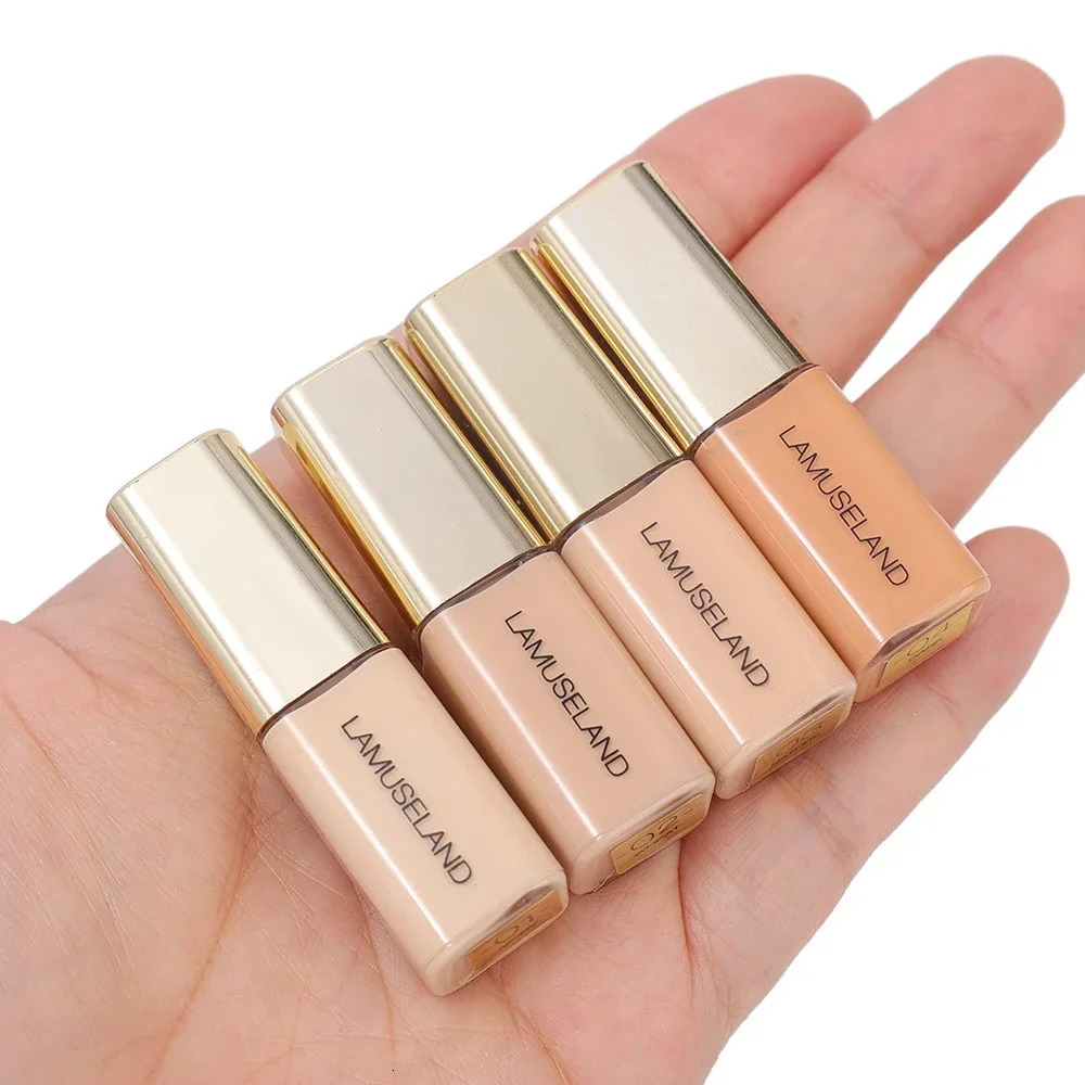 Mini High Coverage Liquid Concealer Corrector Anti Dark Circle Freckle Waterproof Foundation Cream for Face Makeup Base Cosmetic 240621