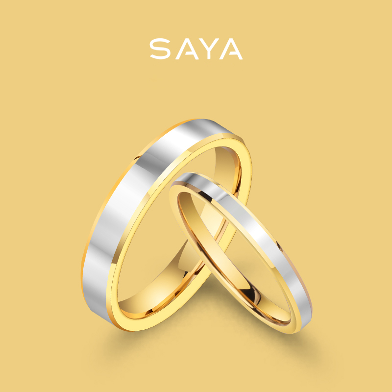 Couple Ring for Man Woman, Tungsten Wedding Band Lover Jewelry Comfort Fit High Polished , Customized Lettering, Free Shipping