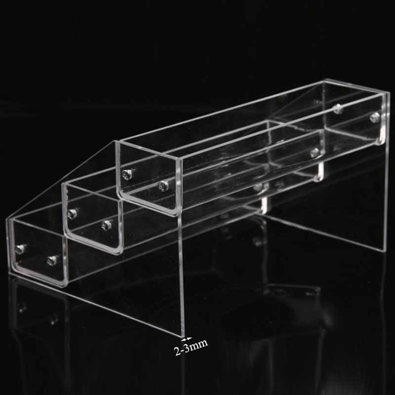 Newly Makeup Cosmetic 2-7Layer L26/31/40cm Acrylic Organizer Lipstick Jewelry Display Stad Holder Nail Polish Essential Oil Rack