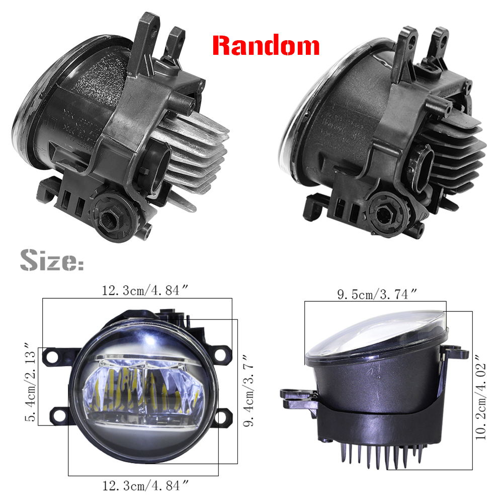 LED Fog Light Car Front Bumper Fog Lamp Replacement For Toyota Camry Corolla RAV4 Land Cruiser Yaris Prius Tacoma Highlander CHR