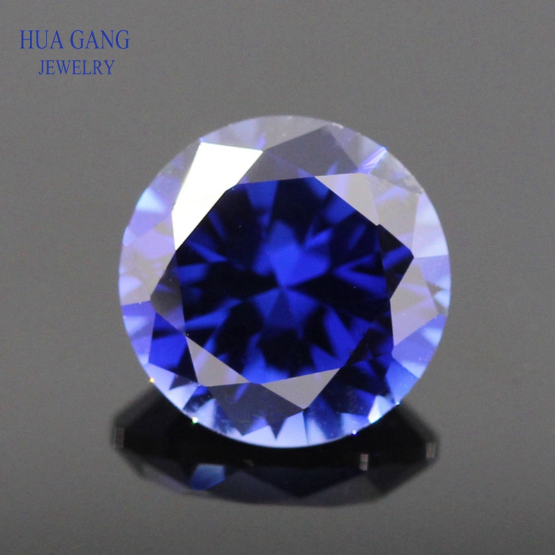 3.0-10mm Synthetic Corundum Mixed Blue Red Yellow White Green Stone Gems Synthetic Stone Round Brilliant Cut