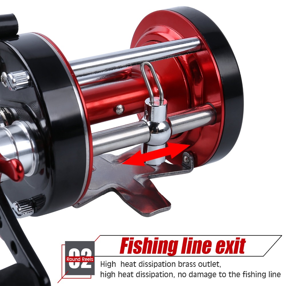 Sougayilang 6+1BB Trolling Fishing Reel 4000 5000 6000 EVA Handle Right Hand Baitcasting Reel Saltwater Carp Sea Fishing Reel