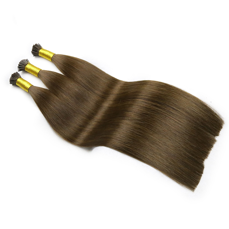 I Tip Raw Virgin Human Hair Original Human Hair Extensions Keratin Capsules Brazil Straight Natural Blonde Color 50pcs Hairpiece