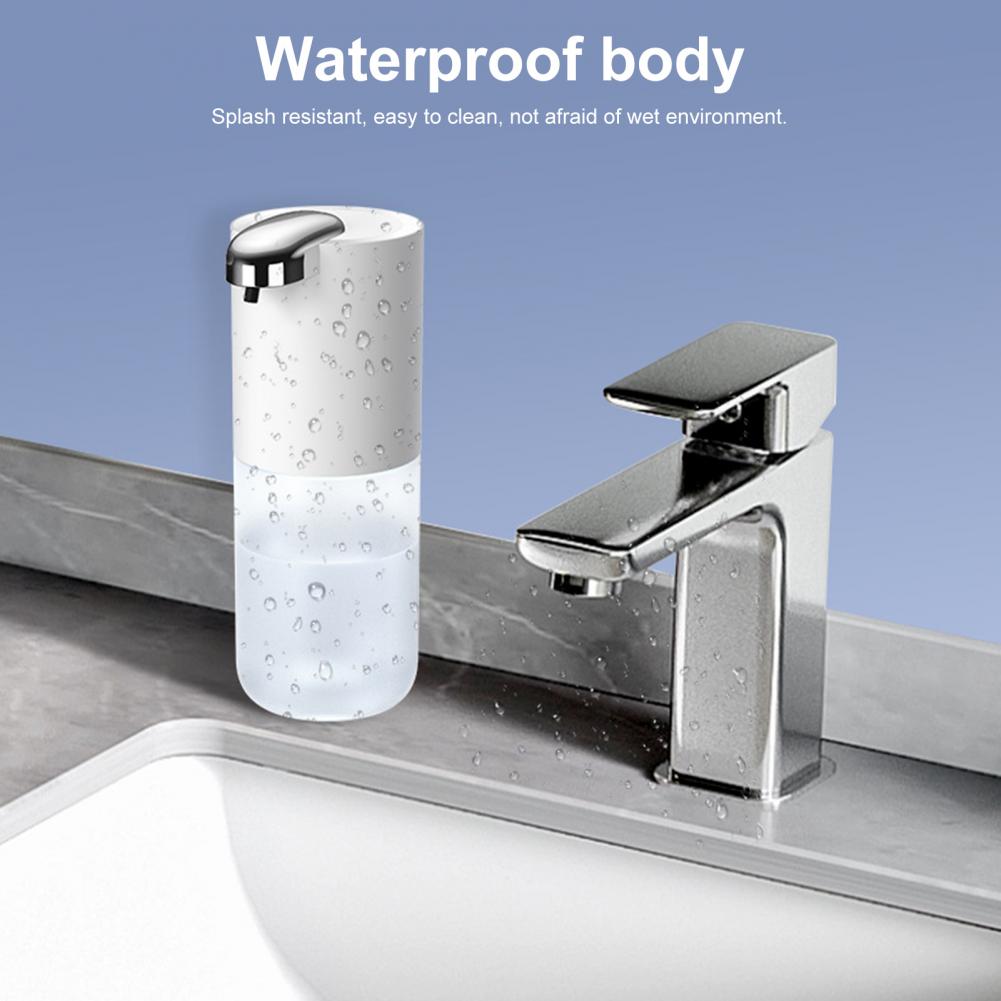 380ML Soap Dispenser Adjustable Automatic Foaming Soap Dispenser USB Rechargeable Hand Sanitizer Dispenser for Home