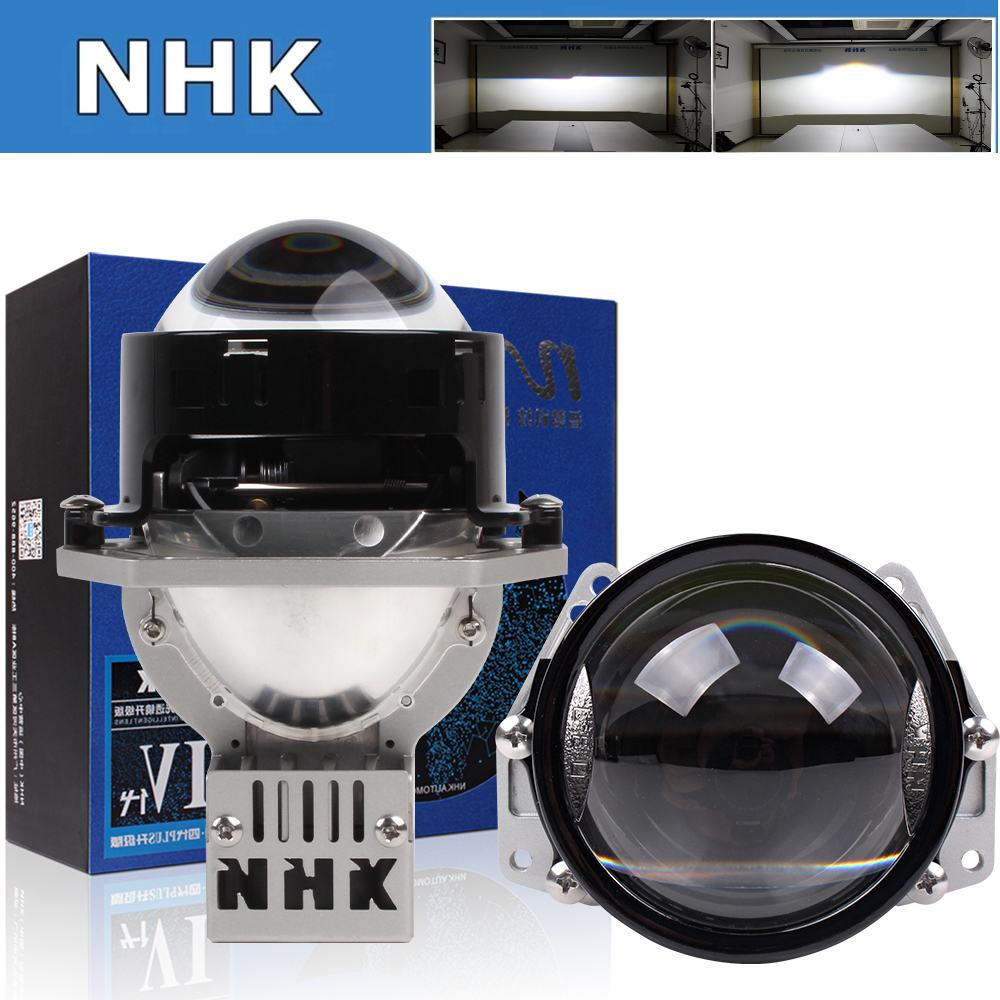 YUFANYA Universal 3.0 Inch Bi-LED Projector Lens FOR NHK IV Plus Dual High Low Beam 110W 6000K Led Headlamp Car Accessories