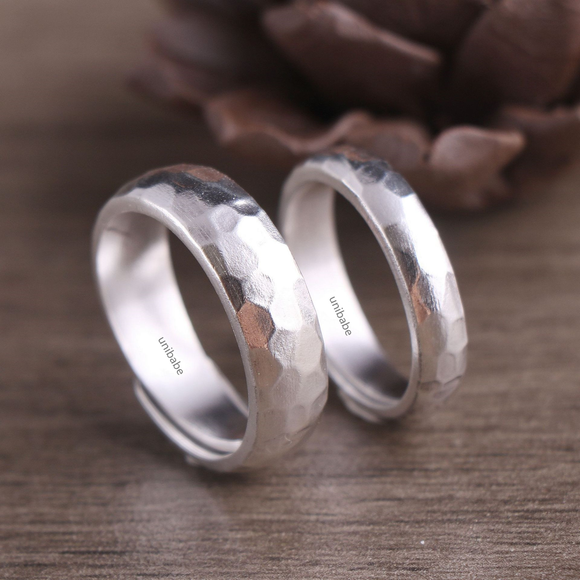 Unibabe Fine Silver 999 Sterling Silver Open Ring National Wind Silver Hand Buddhist Monastic Discipline Anniversary Gift