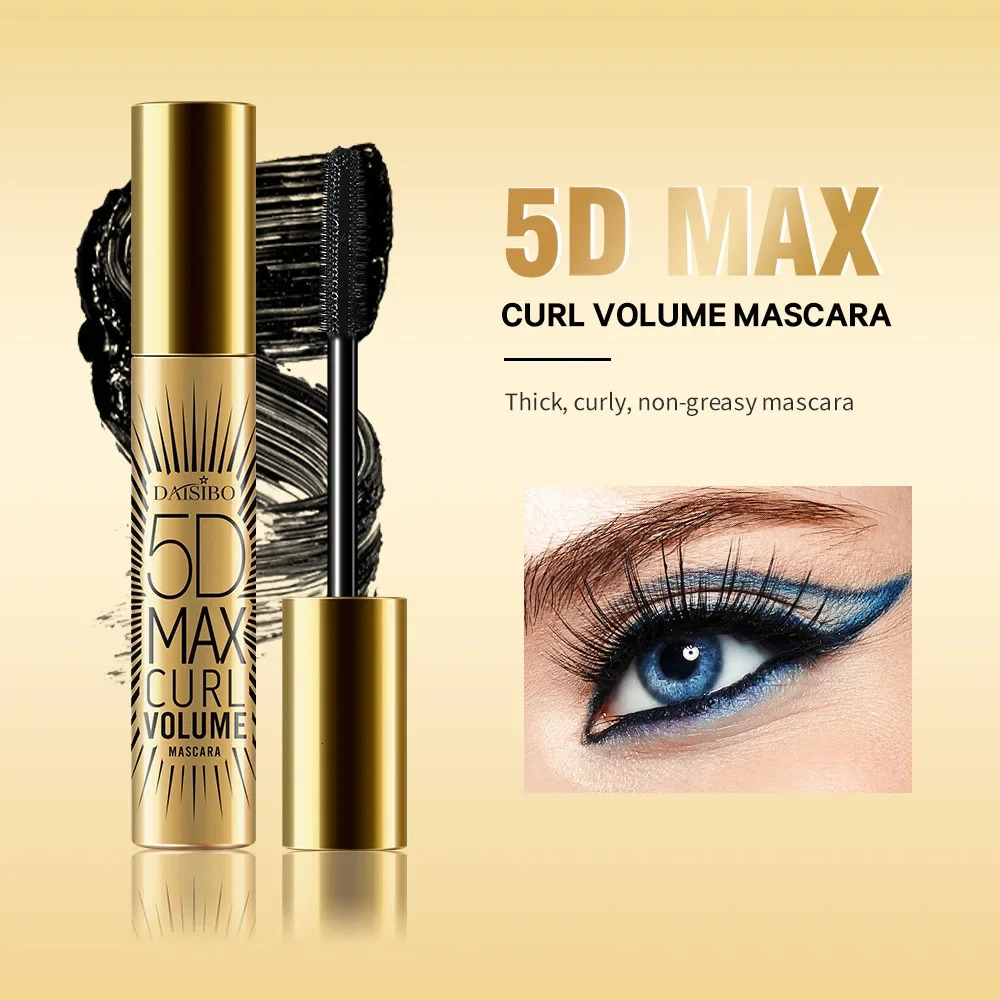 Black Fiber Lash Volume Mascara Lightweight Waterproof 5d Cream Non-smudge Eyelash Extension Make-up Tools Cosmetics 240621
