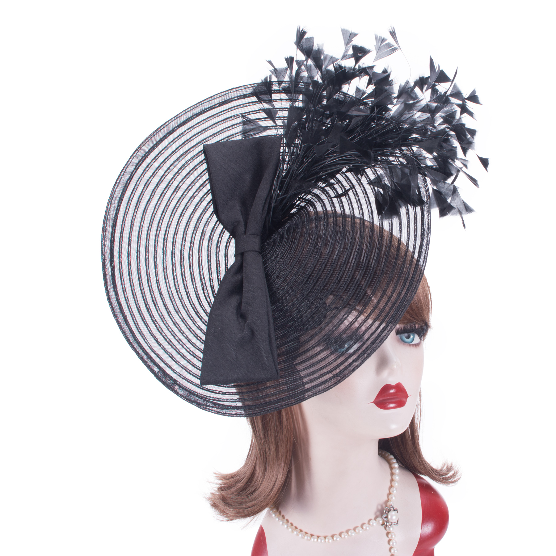 Womens Kentucky Derby Fascinators Wedding Church Racing Hats Headband Headpiece T425