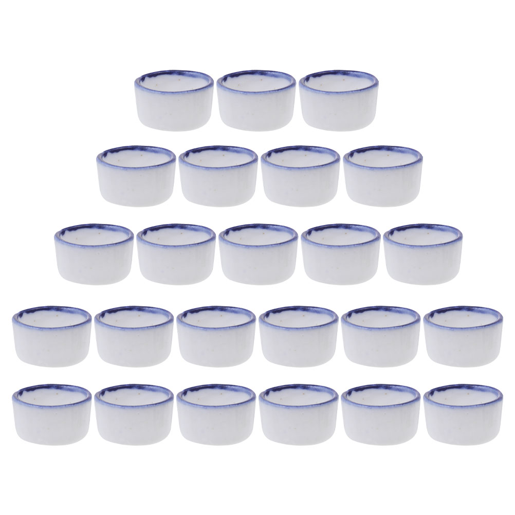 24 Pcs Reptile Water Dish Terrarium Bowl Mini Food Crawler Feeding Sink Lizard Lizard Lizard Pet Water Bowl Drinking Container