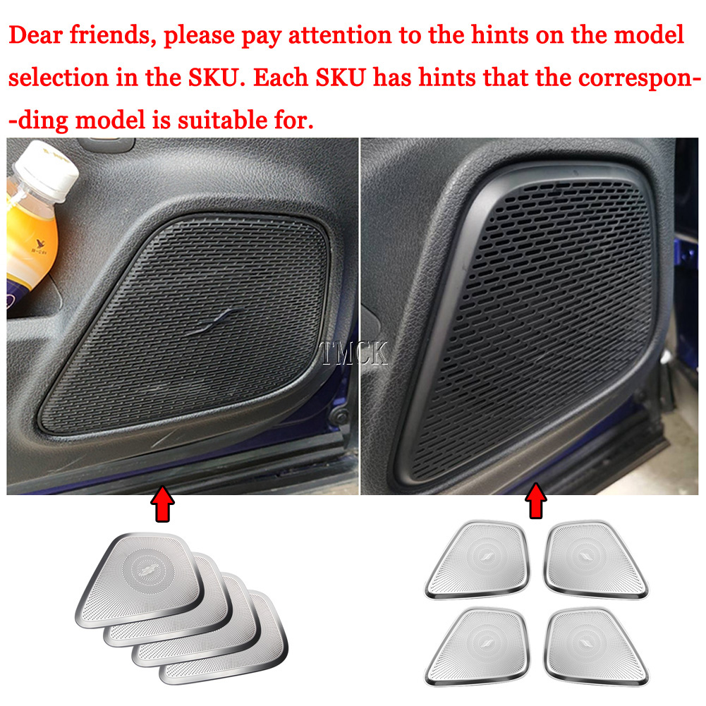 For Mercedes Benz A B CLA GLB GLA Class W177 W247 C118 X247 H247 2020 2021+ Car Door Dashboard Trunk Audio Speaker Cover Trim