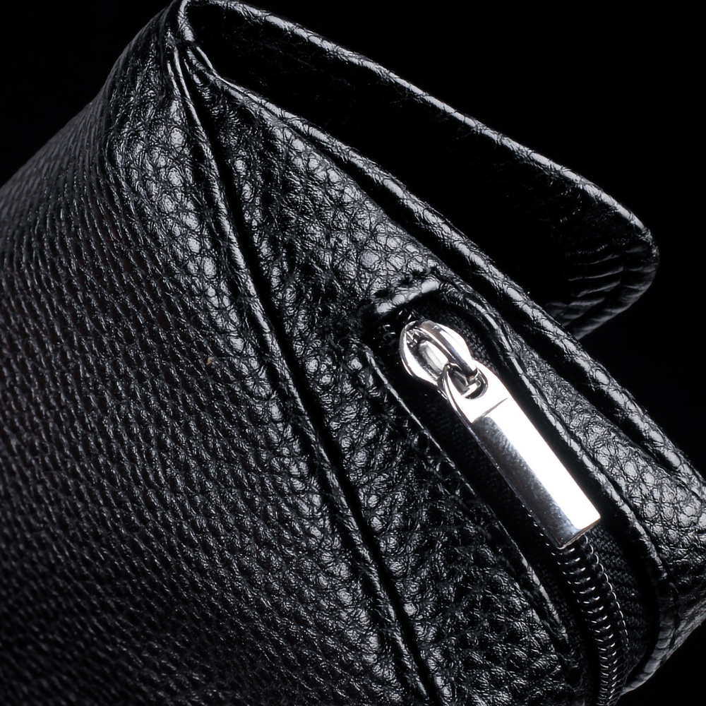 Leather Smoking Pipe Bag Large Capacity Tobacco Storage Package for Travel Smoking Tools Accessories Pouch