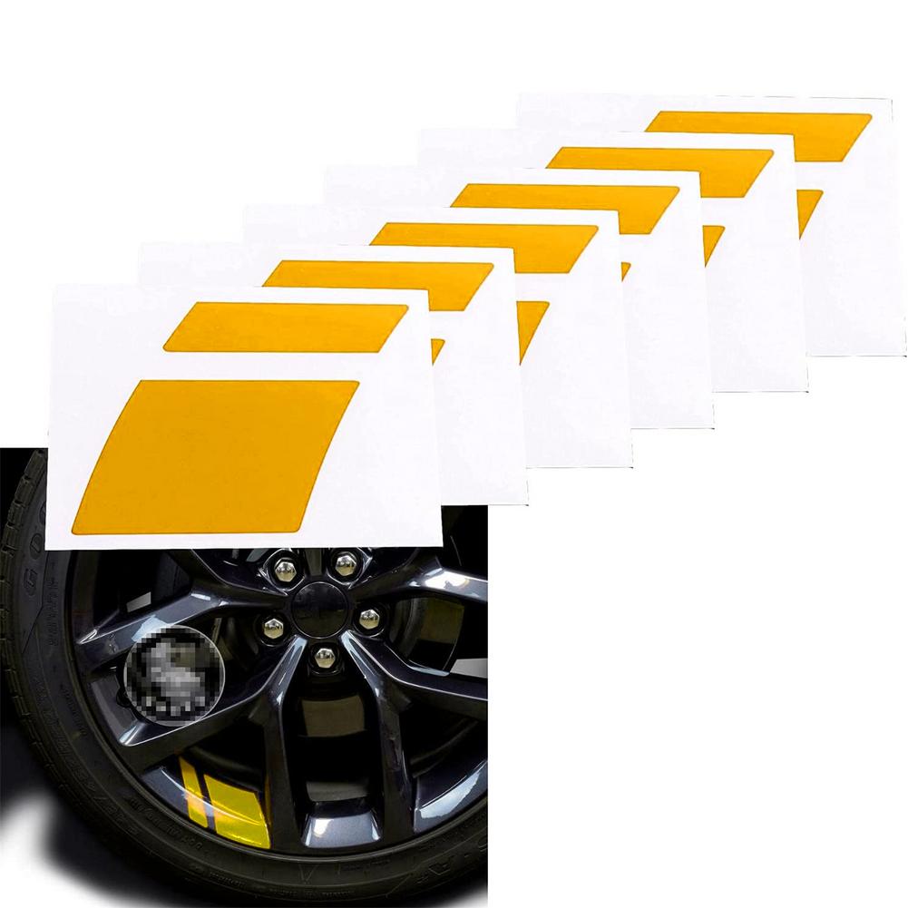 Car Wheel Rim Sticker Innovative Reflective Wheel Decal Car Vehicle Color Wheel Rims Protectors Decor Strip Tire Guard Line